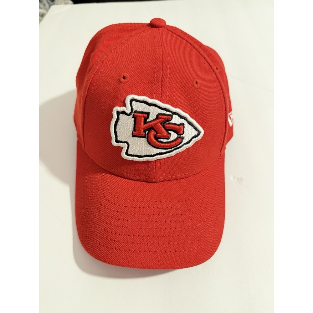 New Era Kansas City Chiefs Red Hat with White and Black Logo